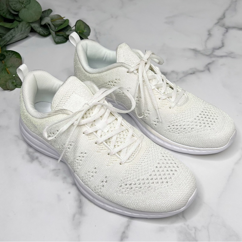 APL Techloom Pro Sneaker White Metallic Pearl